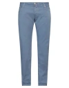 Jacob Cohёn Man Pants Pastel Blue Size 38 Cotton, Elastane