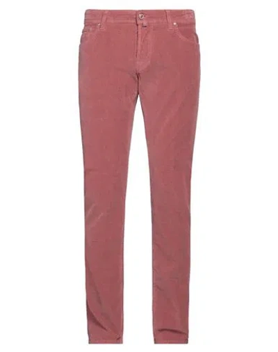 Jacob Cohёn Man Pants Pastel Pink Size 33 Cotton, Elastane In Pink