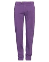 Jacob Cohёn Man Pants Purple Size 36 Cotton, Elastane