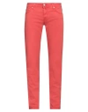 Jacob Cohёn Man Pants Red Size 31 Cotton, Elastane