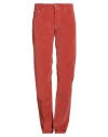 Jacob Cohёn Man Pants Rust Size 31 Cotton, Elastane In Red
