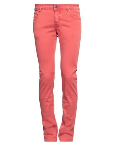 JACOB COHЁN JACOB COHЁN MAN PANTS RUST SIZE 31 COTTON, LYOCELL, ELASTANE