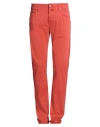 Jacob Cohёn Man Pants Rust Size 33 Cotton, Elastane, Polyester In Red