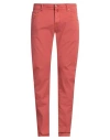 Jacob Cohёn Man Pants Rust Size 34 Cotton, Elastane, Polyester In Red