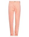 Jacob Cohёn Man Pants Salmon Pink Size 33 Cotton, Linen
