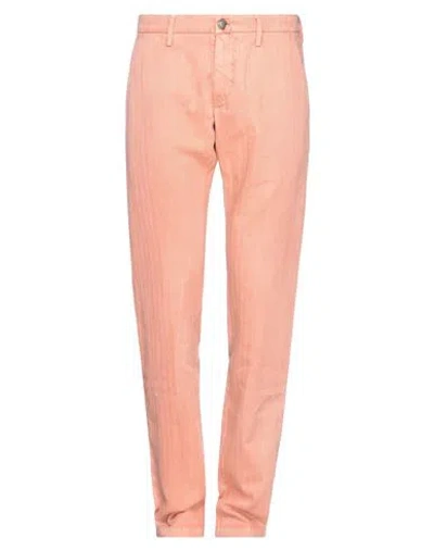 Jacob Cohёn Man Pants Salmon Pink Size 33 Cotton, Linen
