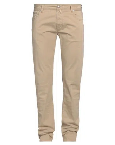 Jacob Cohёn Man Pants Sand Size 38 Cotton, Elastane In Beige
