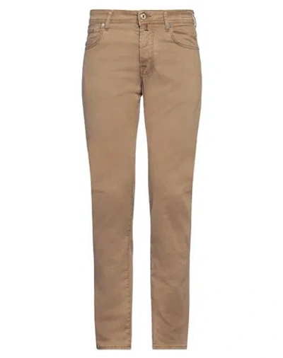 Jacob Cohёn Man Pants Sand Size 31 Modal, Cotton, Elastane, Polyester