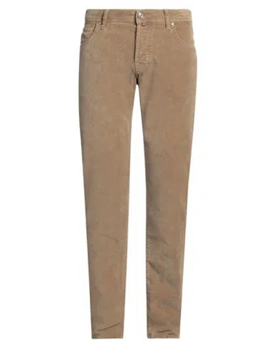 Jacob Cohёn Man Pants Sand Size 32 Cotton, Elastane, Polyester In Beige