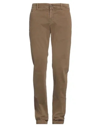 Jacob Cohёn Man Pants Sand Size 36 Cotton, Elastane, Polyester In Beige
