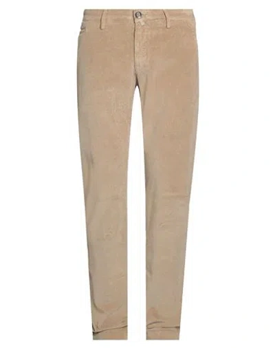 Jacob Cohёn Man Pants Sand Size 35 Cotton, Cashmere, Elastane, Polyester