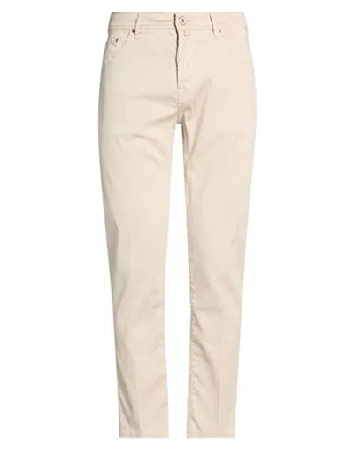 Jacob Cohёn Man Pants Sand Size 35 Cotton, Lyocell, Elastane, Polyester In Neutral