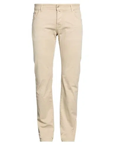 Jacob Cohёn Man Pants Sand Size 38 Cotton, Lyocell, Elastane In Beige