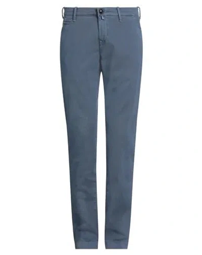 Jacob Cohёn Man Pants Slate Blue Size 30 Cotton, Elastane