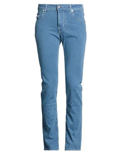 Jacob Cohёn Man Pants Slate Blue Size 30 Cotton, Elastane