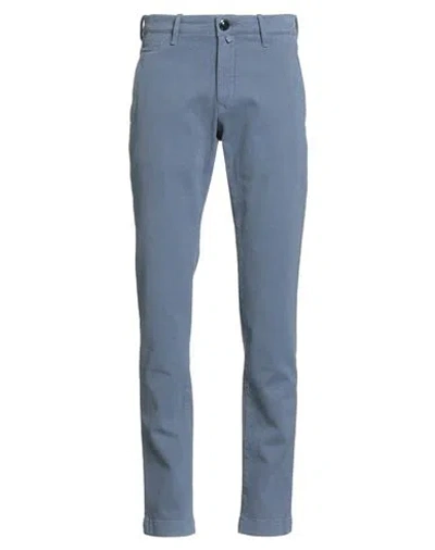 Jacob Cohёn Man Pants Slate Blue Size 31 Cotton, Elastane, Polyester