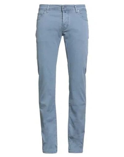 Jacob Cohёn Man Pants Slate Blue Size 33 Cotton, Lyocell, Elastane, Polyester