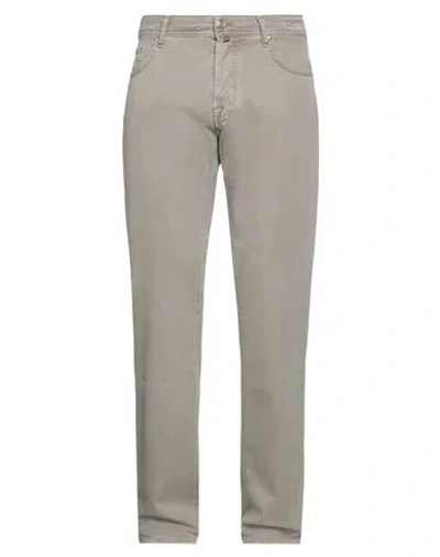 Jacob Cohёn Man Pants Taupe Size 30 Modal, Cotton, Elastane In Grey
