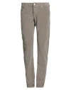 Jacob Cohёn Man Pants Taupe Size 31 Cotton, Elastane In Gray