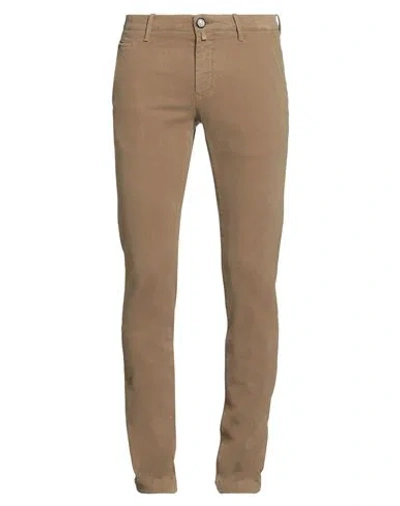 Jacob Cohёn Man Pants Taupe Size 32 Cotton, Elastane
