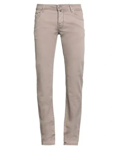 Jacob Cohёn Man Pants Taupe Size 33 Cotton, Lyocell, Elastane, Polyester