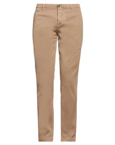 Jacob Cohёn Man Pants Taupe Size 34 Cotton, Elastane In Gray
