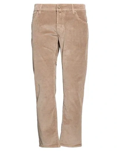 Jacob Cohёn Man Pants Taupe Size 36 Cotton, Modal, Elastane In Grey