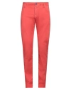 Jacob Cohёn Man Pants Tomato Red Size 38 Lyocell, Cotton, Elastane