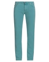 Jacob Cohёn Man Pants Turquoise Size 33 Cotton, Elastane In Blue