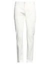 Jacob Cohёn Man Pants Light Grey Size 34 Cotton, Elastane In Off White
