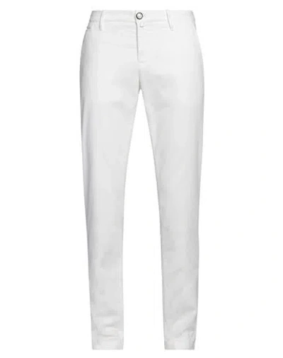 Jacob Cohёn Man Pants White Size 30 Cotton, Elastane, Polyester