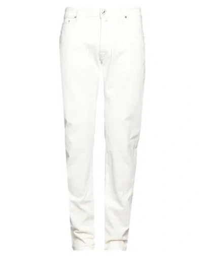 Jacob Cohёn Man Pants White Size 35 Cotton, Elastane