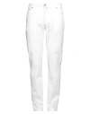 JACOB COHЁN JACOB COHЁN MAN PANTS WHITE SIZE 35 COTTON, ELASTANE, POLYESTER