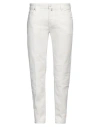 Jacob Cohёn Man Pants White Size 32 Cotton, Elastomultiester, Elastane, Polyester In White