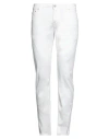 Jacob Cohёn Man Pants White Size 35 Cotton, Elastane, Polyester In White