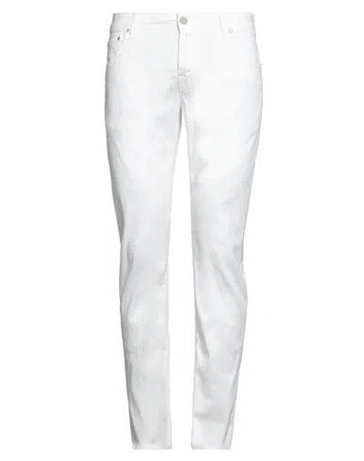 Jacob Cohёn Man Pants White Size 35 Lyocell, Cotton, Elastane