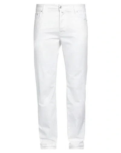Jacob Cohёn Man Pants White Size 37 Cotton, Lyocell, Elastane In White