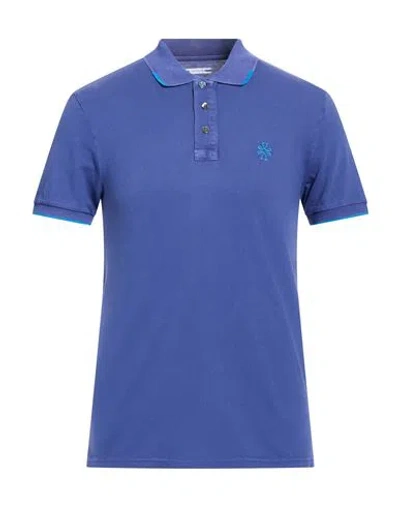 Jacob Cohёn Man Polo Shirt Blue Size S Cotton, Elastane, Lyocell