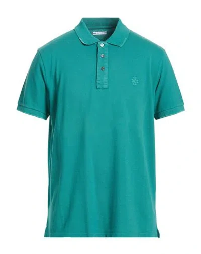 Jacob Cohёn Man Polo Shirt Emerald Green Size S Cotton, Elastane