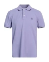 Jacob Cohёn Man Polo Shirt Lilac Size M Cotton, Elastane In Purple