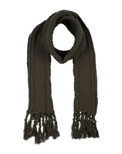 Jacob Cohёn Man Scarf Military Green Size - Virgin Wool