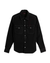 Jacob Cohёn Man Shirt Black Size S Cotton, Elastane In Black
