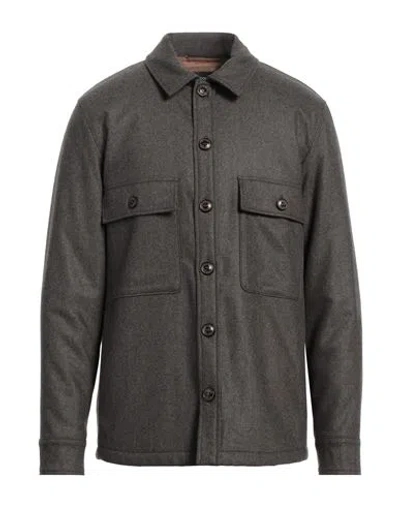 Jacob Cohёn Man Shirt Lead Size Xxl Virgin Wool, Elastane In Grey