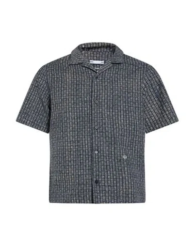 Jacob Cohёn Man Shirt Navy Size L Cotton