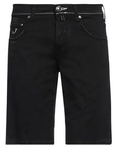 Jacob Cohёn Man Shorts & Bermuda Shorts Black Size 31 Cotton, Elastane