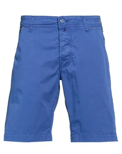 Jacob Cohёn Man Shorts & Bermuda Shorts Blue Size 32 Cotton, Elastane, Polyester