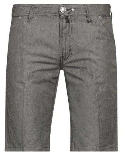 Jacob Cohёn Man Shorts & Bermuda Shorts Charcoal Size 31 Cotton, Linen In Grey