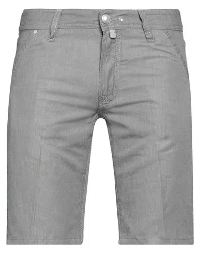 Jacob Cohёn Man Shorts & Bermuda Shorts Lead Size 31 Cotton, Elastane In Grey