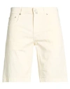 Jacob Cohёn Man Shorts & Bermuda Shorts Ivory Size 33 Cotton, Elastane, Polyester In Neutral