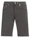 Jacob Cohёn Man Shorts & Bermuda Shorts Lead Size 32 Cotton, Elastane In Grey